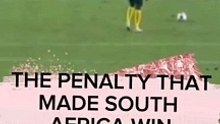 The Penalty  that gave South Africa victory and bronze.