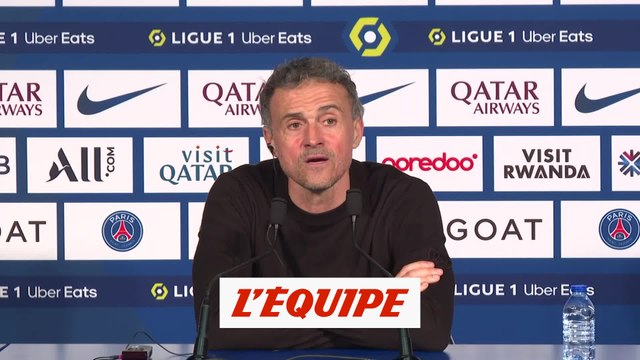Enrique : « Ça nous a permis de préparer la Real Sociedad » - Foot - L1 - PSG