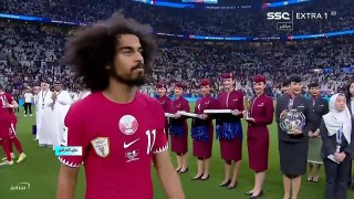 حفل تتويج قطر بلقب كأس اسيا 2023