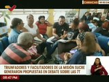 Caracas | Facilitadores de la Misión Sucre debaten propuestas sobre las 7 Transformaciones