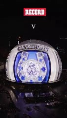 ‘The Sphere’ en Las Vegas proyecta anillos de los 57 ganadores del Super Bowl