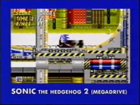 Sega Megadrive Preview Tape VHS Promo 1992 (Sonic the Hedgehog 2)