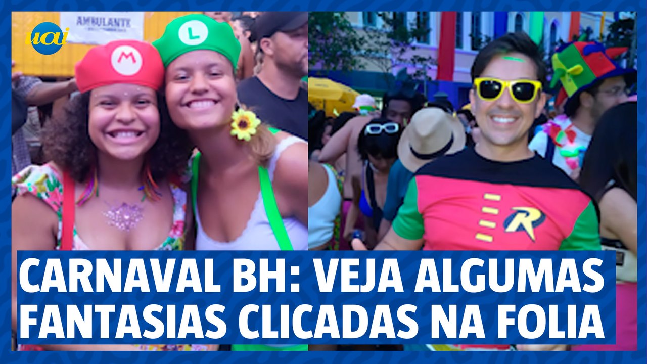 Carnaval BH: veja algumas fantasias clicadas na folia