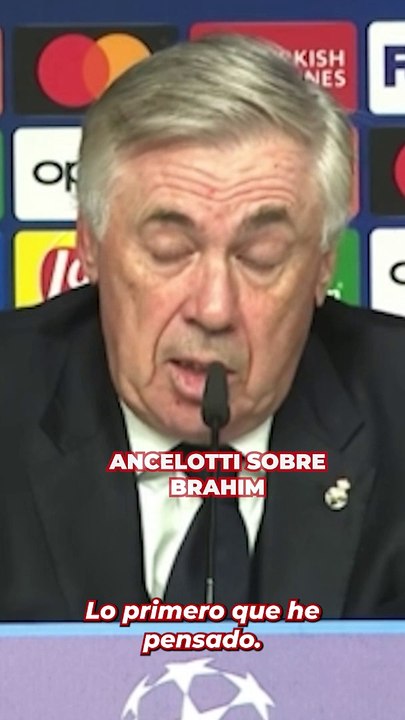 Ancelotti y la lesión de Brahim