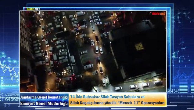 74 İlde Ruhsatsız Silah Taşıyan Şahıslara ve Silah Kaçakçılarına yönelik “Mercek-11” Operasyonları