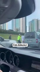 İstanbul'da sokak ortasında polise saldırı