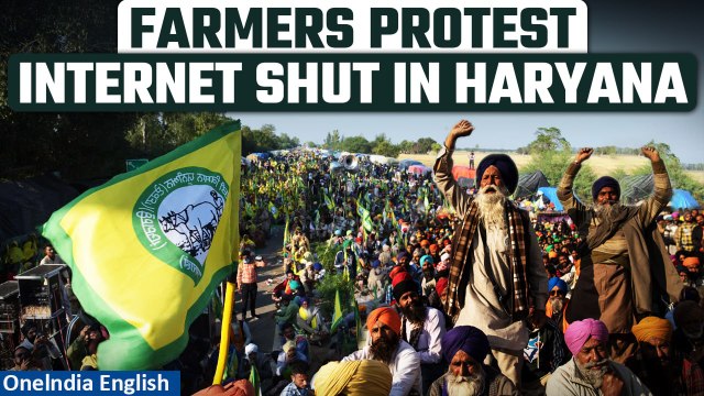 Farmers Protest: Mobile Services Snapped in Haryana' Ambala and Seven Districts | OneIndia News