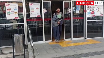 Kütahya'da hırsız önce kameralara sonra polise yakalandı