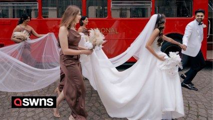Couple booked out St Paul's Cathedral so they could do a Bollywood version of - Charles and Diana's wedding