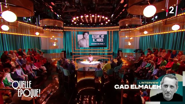 Alexandre Kominek évoque son couple avec Florence Foresti dans Quelle époque ! sur France 2.