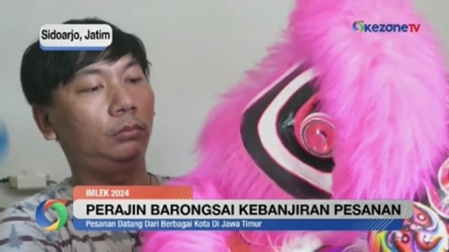 Perajin Barongsai Kebanjiran Pesanan
