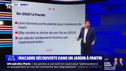 LES ÉCLAIREURS - Les ossements d'un enfant mort retrouvés dans un jardin de Pantin