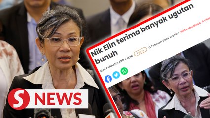 Descargar video: Lawyer Nik Elin facing death threats