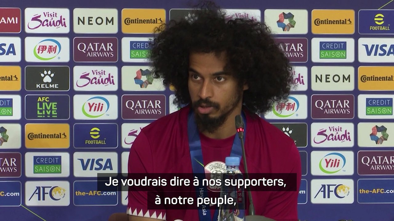 Akram Afif : "Les trois penalties, c'est grâce au soutien de mes coéquipiers"