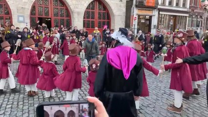 Dimanche Gras à Binche : le matin (3)