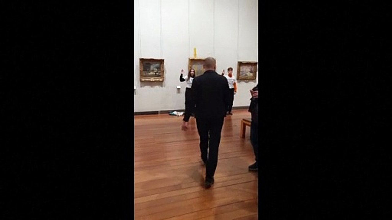 Monet-Gemälde in Museum mit Suppe beworfen