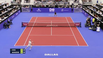 Dallas - Mannarino ne verra pas la finale