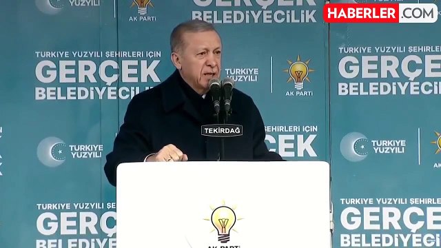 Cumhurbaşkanı Erdoğan: AK Parti seçim çalışmasına silahlı saldırı gerçekleştiren zanlılarından biri yakalandı, tahkikat devam ediyor