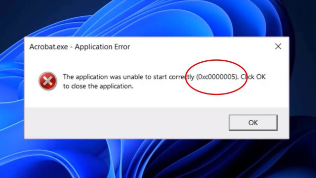 How To Fix The application was unable to start correctly 0xc0000005 Error In Windows 11 / 10 / 8 / 7 (4 Methods)