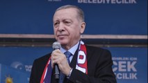 Erdoğan: Bizde CHP'nin belediye başkanları gibi 'Oy yoksa hizmet de yok' gibi tehdit olmaz