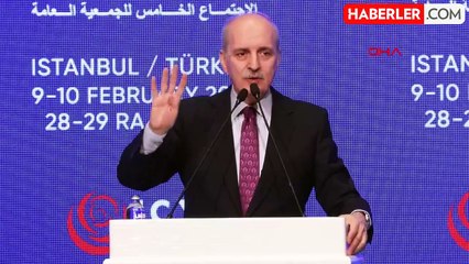 TBMM Başkanı Numan Kurtulmuş: Filistin'de barışın sağlanması şarttır