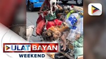 Lalaking may alagang mga hayop sa kanyang kariton, nag-viral sa social media