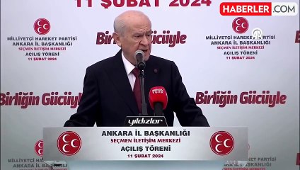 MHP lideri Bahçeli: CHP ile DEM'in ayrı aday çıkarması sinsi bir oyun