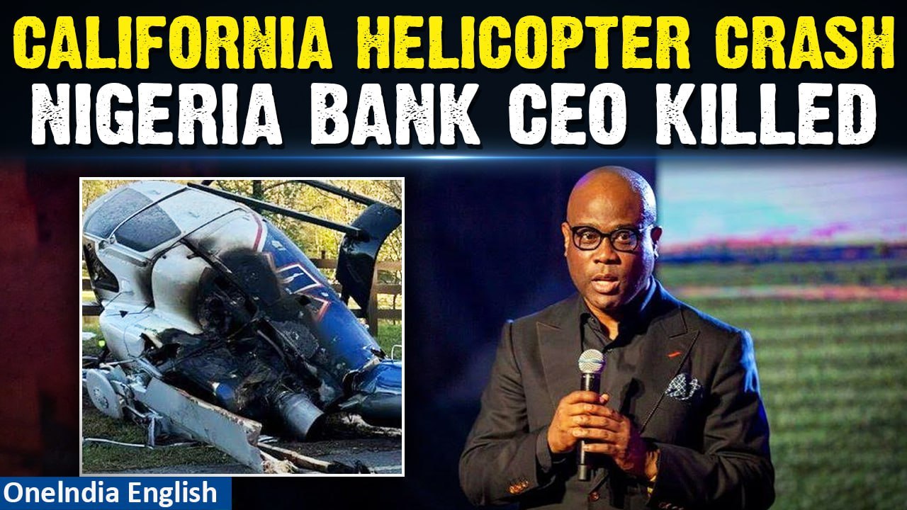 California Helicopter Crash: Nigerian bank CEO among 6 killed in crash in San Bernardino | Oneindia