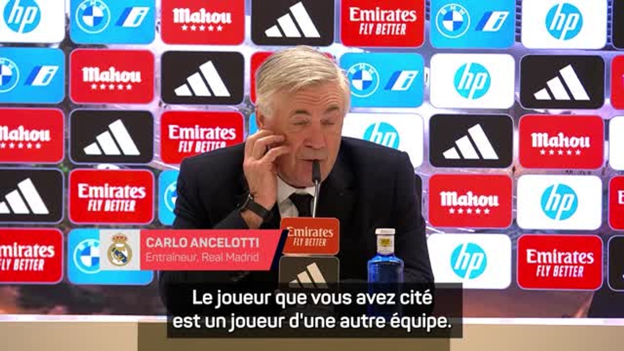 Transferts - Ancelotti sur la possible venue de Mbappé : "J'ai actuellement les meilleurs joueurs avec moi"