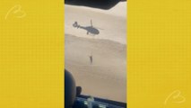 Bombeiros usam helicóptero para resgate em Caiobá