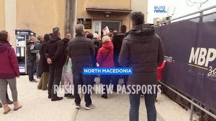 Macedonian citizens rush to get new passport before deadline