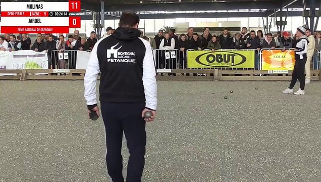 Demi-finale MOLINAS vs JARDEL : Supranational à pétanque triplette de Grenoble 2024