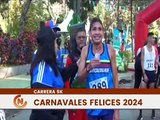 Más de 500 atletas participaron en la carrera 5K Carnavales Felices 2024 de Caracas