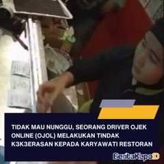 Seorang driver ojek online (ojol) melakukan tindak k3k3ras4n kepada salah satu karyawati