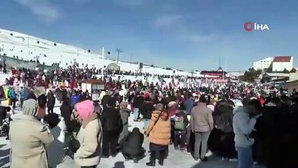 Erciyes'te pistler doldu taştı