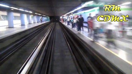 Viaje en cabina del Metro de Monterrey - Alstom Bombardier NF21 - Linea 1 Completa (On Board)