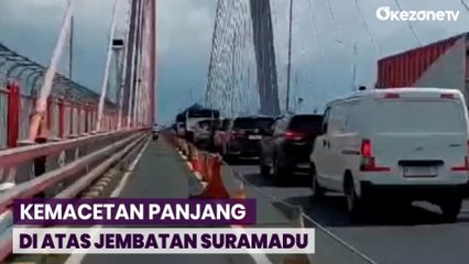 Kemacetan Panjang di Atas Jembatan Suramadu, Banyak yang Beralih Lewat Pelabuhan Penyebrangan