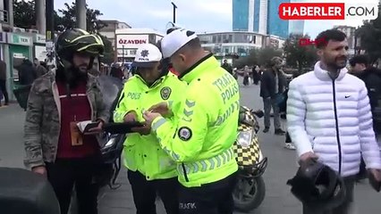 Esenyurt'ta Motosiklet Sürücülerine Denetim: Ceza Yağdı