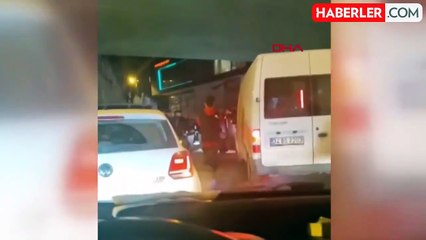 Pendik'te Alt Geçitte Yol Kapatan Gruba Cezai İşlem