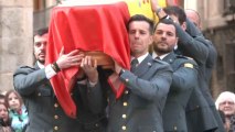 Funeral de David Pérez Carracedo, guardia civil muerto en Barbate