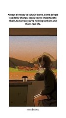 Always be ready to survive alone 