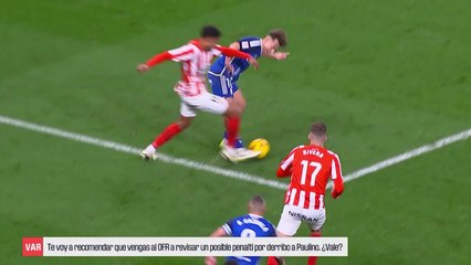 El audio VAR de la polémica en el derbi asturiano