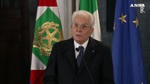 Foibe, Mattarella: 