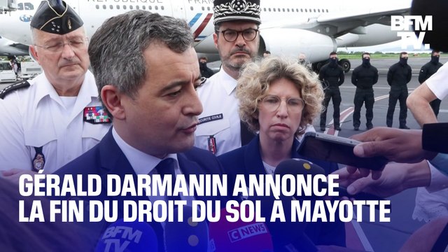 En déplacement à Mayotte, Gérald Darmanin a annoncé la suppression du droit du sol dans le département par le biais d'une révision constitutionnelle