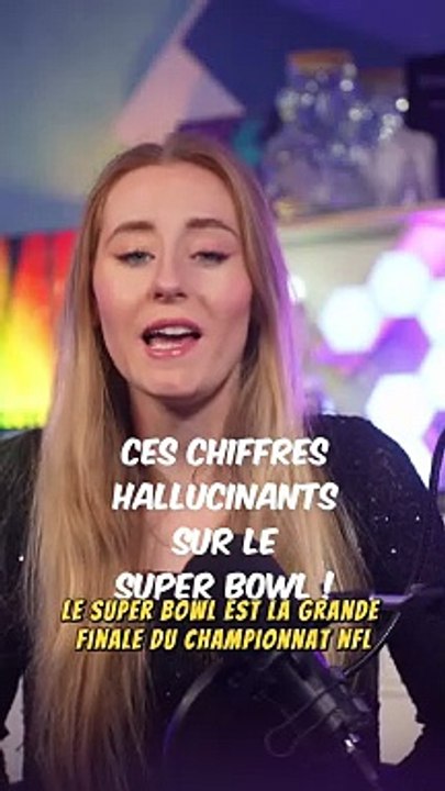 5 chiffres HALLUCINANTS sur le SUPER BOWL !