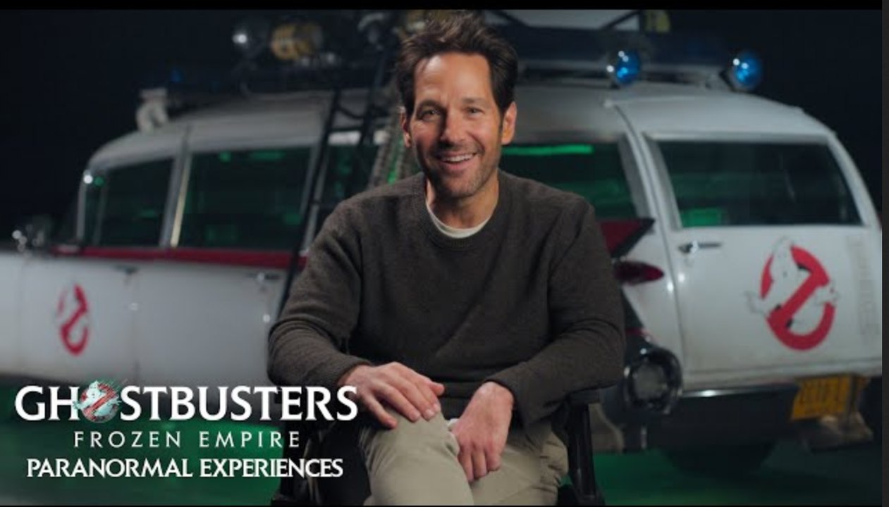 Ghostbusters: Frozen Empire | 'Paranormal Experiences' - Paul Rudd, Ernie Hudson, Bill Murray, Mckenna Grac, Finn Wolfhard