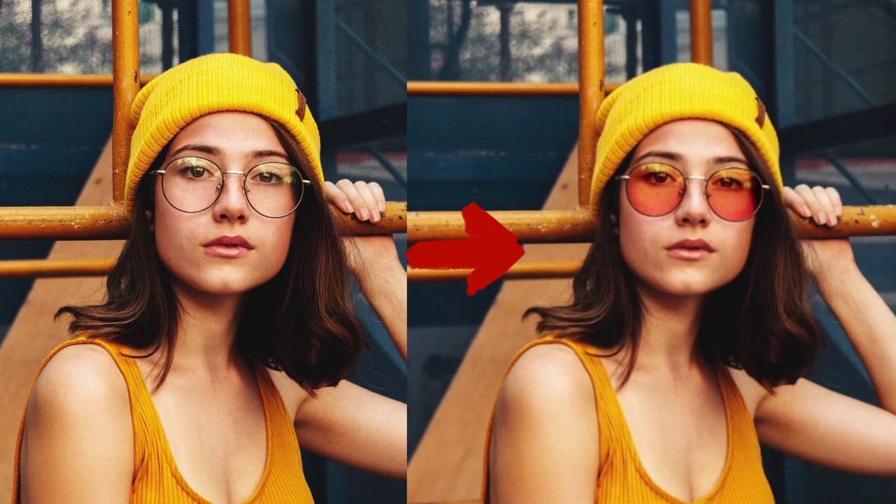 Change Glasses Colour in Photoshop 2024 | How to Change Glasses Color in Photoshop Easy | Photoshop