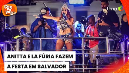 Carnaval 2024: Anitta se joga na dança com a banda La Fúria