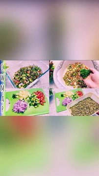 Diabetic Friendly Sprouts Salad Recipe - Healthy Weight Loss Recipe - Moong Bean Sprouts Salad Recipe By CWMAP