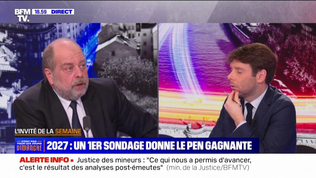 Éric Dupond-Moretti: Je ne crois pas en la dédiabolisation du Rassemblement national